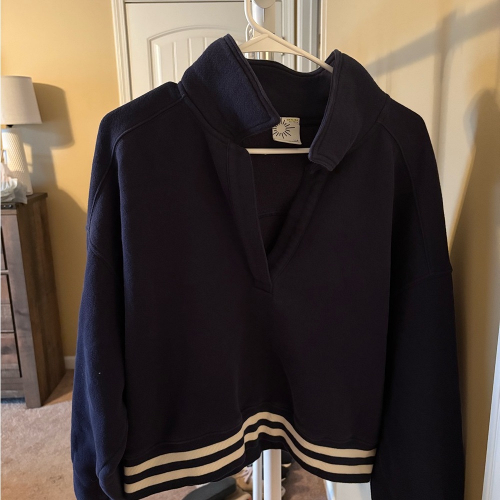 Navy Blue Women's Sweatshirt